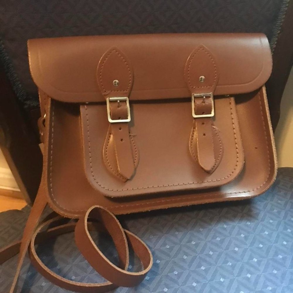Cambridge Satchel, Tan (Like New)